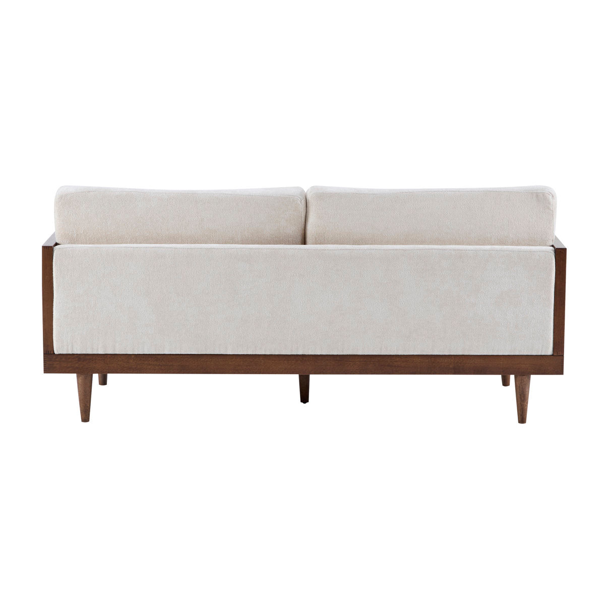 Aneet Upholstered Rattan Sofa in Solid Wood