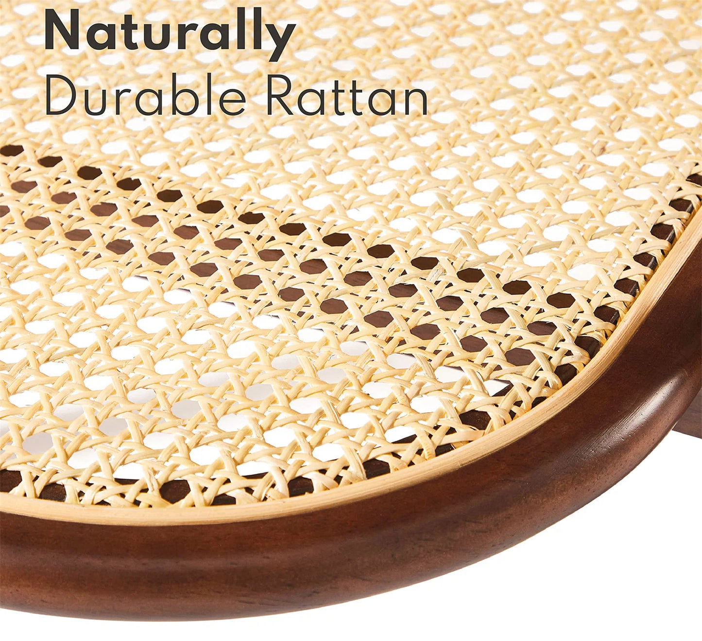 Ariva Coffee Table with Rattan Shelf Storage