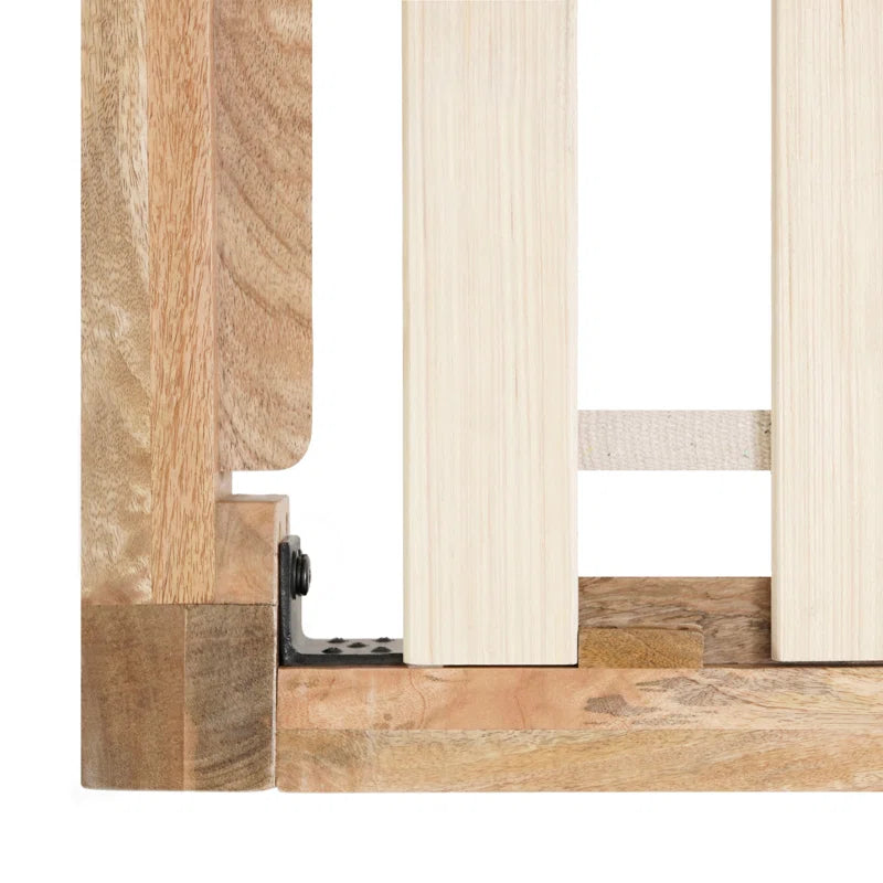 Astoria Solid Wood Platform Bed in Mango Wood