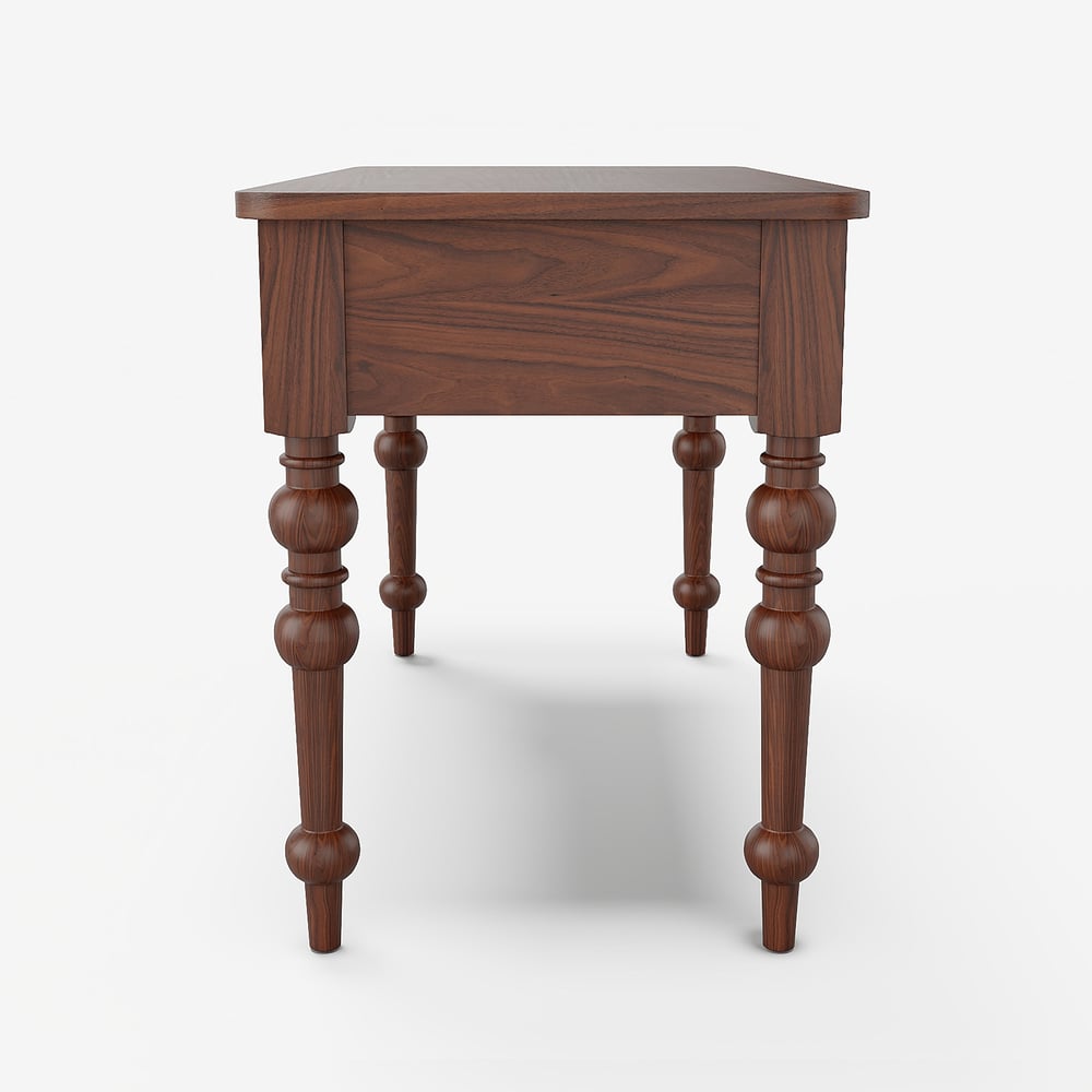 Rectangular Mid-Century Study Desk