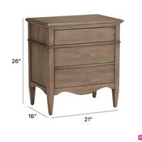 Beyonce Solid Wood Bedside Table