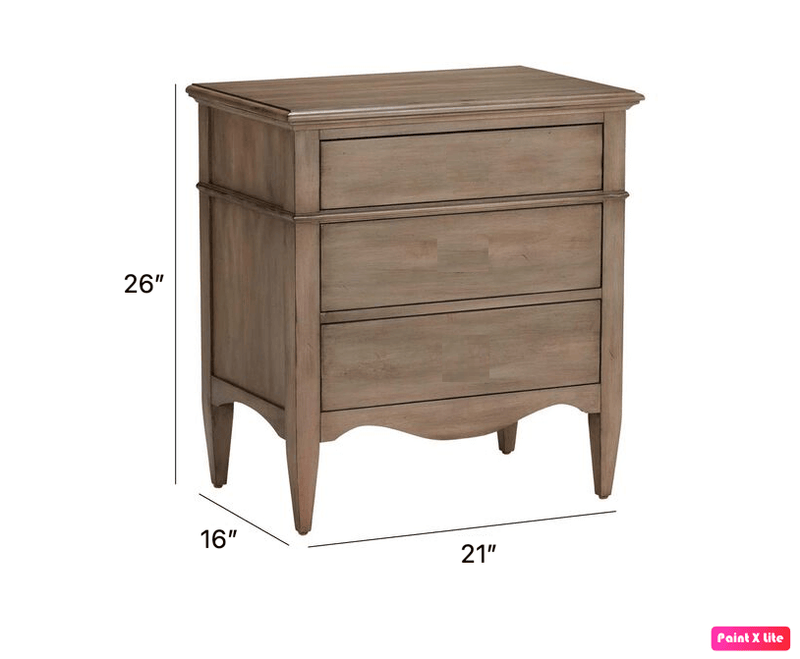 Beyonce Solid Wood Bedside Table