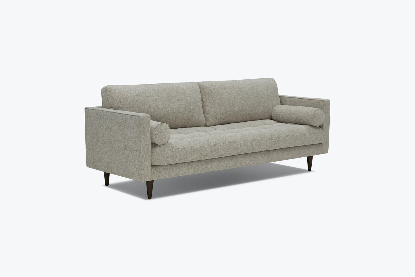 Briar Sofa For Living Room 2 Seater|Suede Velvet Fabric| Solid Wood Frame