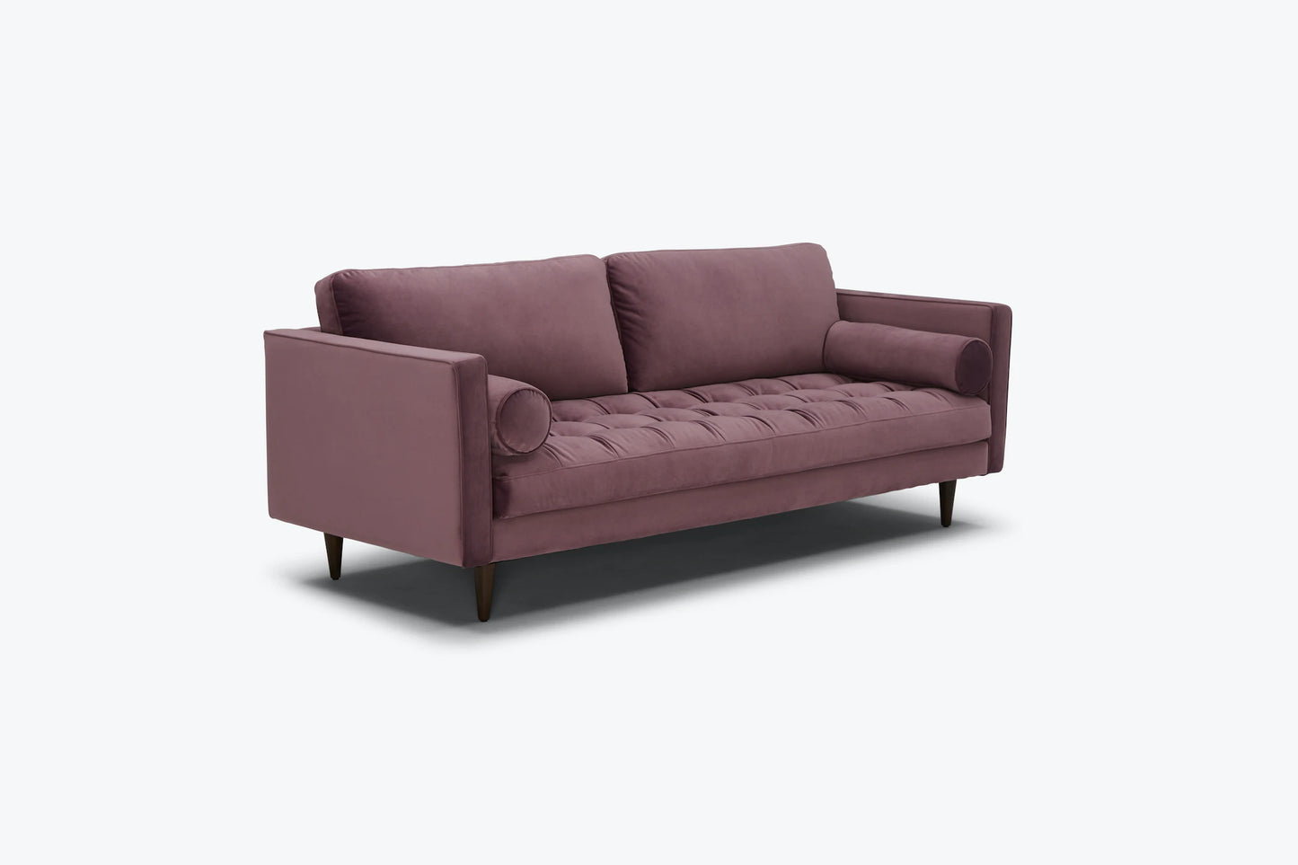 Briar Sofa For Living Room 2 Seater|Suede Velvet Fabric| Solid Wood Frame
