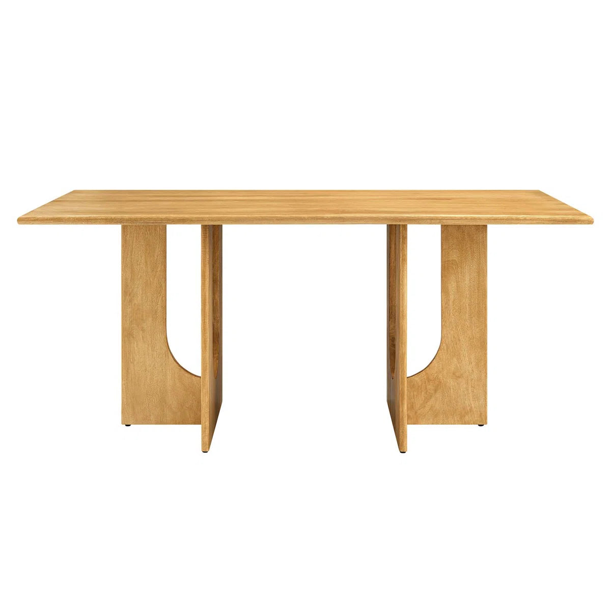 Rivora Dining Table |Solid Wood | Mango Wood | Honey Finish