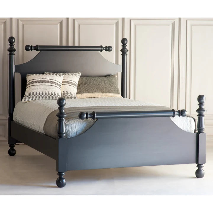 Canonical Solid Wood Bed | King & Queen Size | Premium Finish