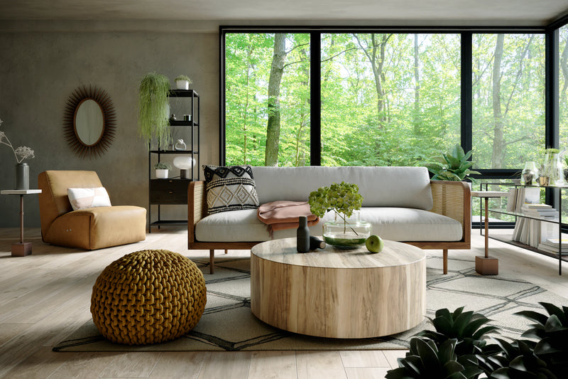 Clea Rattan Sofa for living room