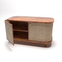 Curve Rattan Sideboard