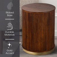 Desmould Mango Wood Accent Table