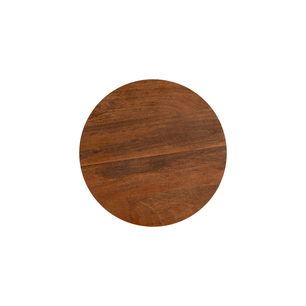 Fluted Mango Wood Accent Table