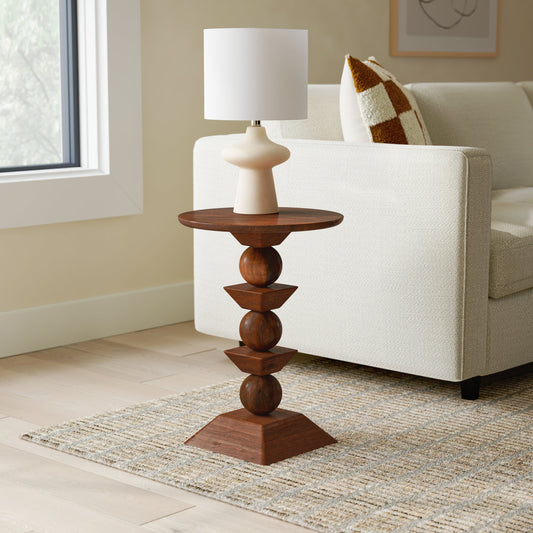 Diana Solid Wood Accent Table