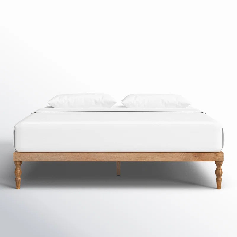 Astoria Solid Wood Platform Bed in Mango Wood