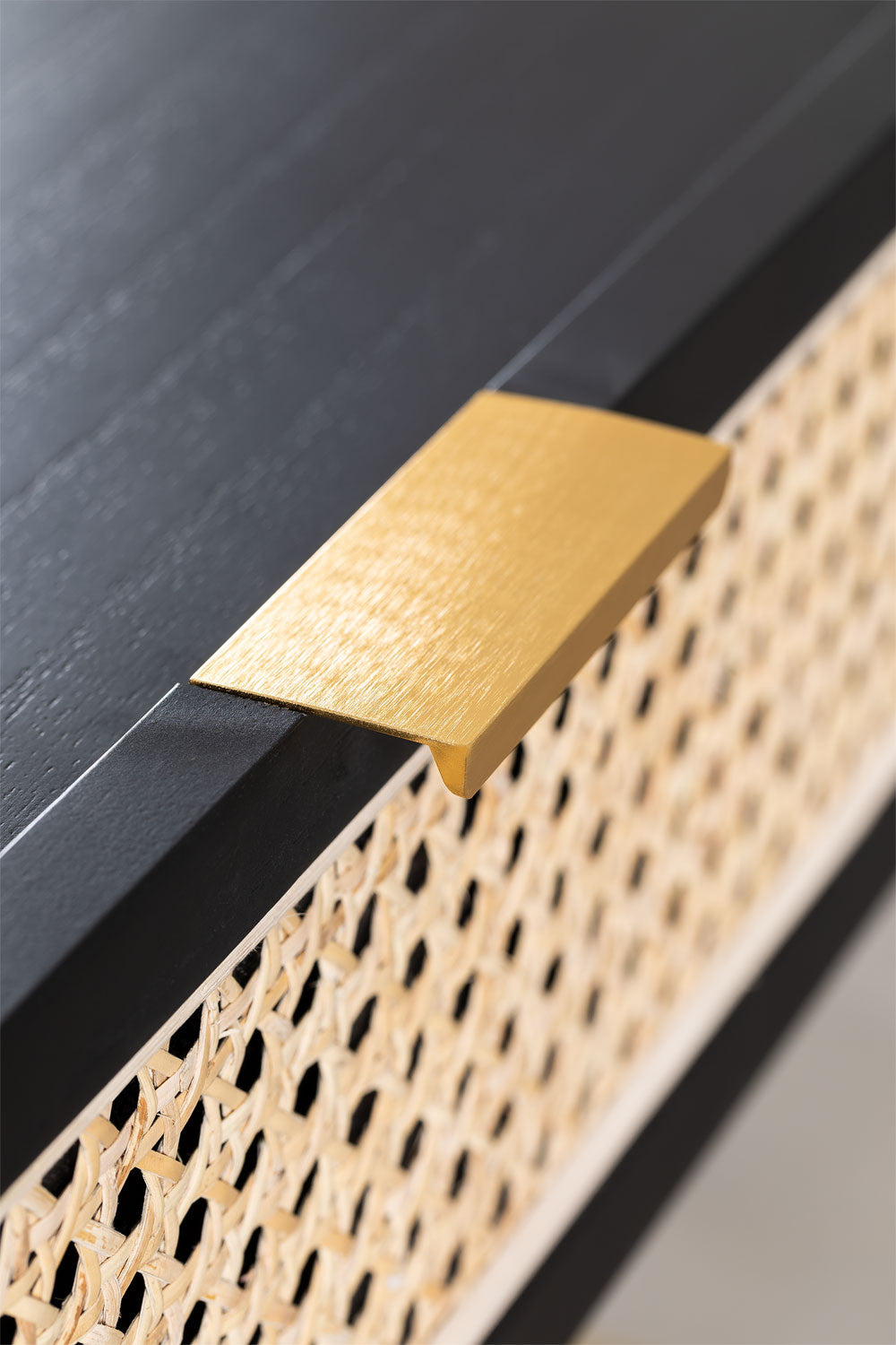 Enrique Rattan Study Table in Mango Solid Wood