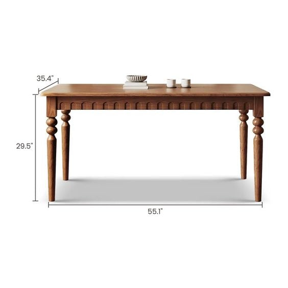 Canora Dining Table |Solid Wood |6 Seater