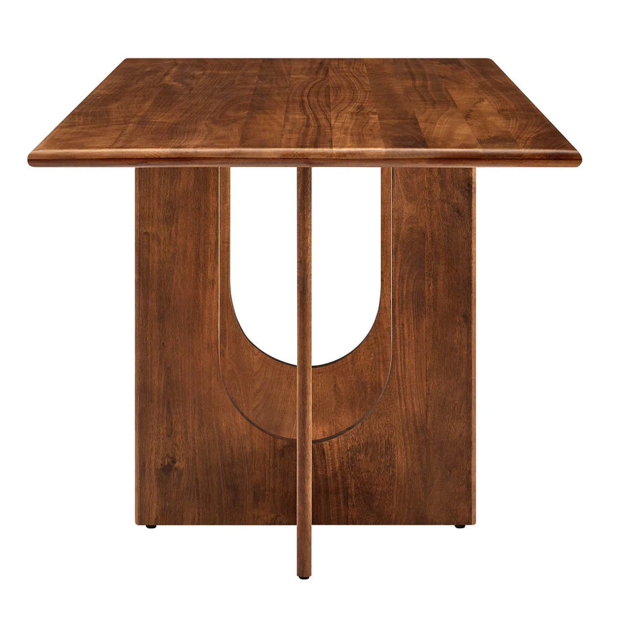 Rivora Dining Table |Solid Wood | Mango Wood | Honey Finish