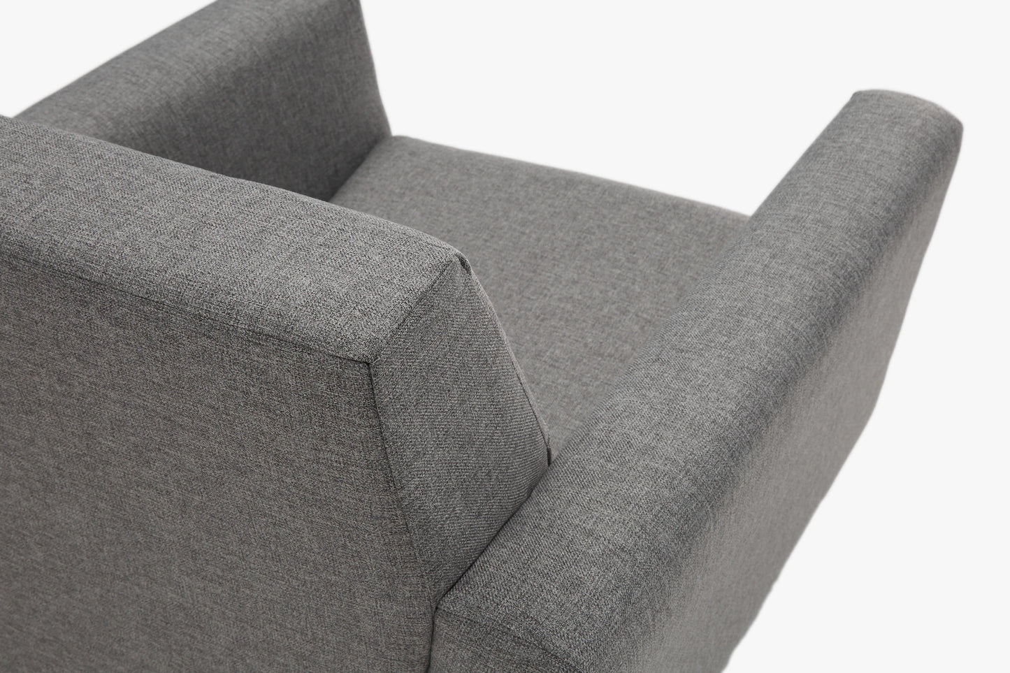 Hughes Armchair For Living Room | Premium Upholstery | Solid Wood Frame