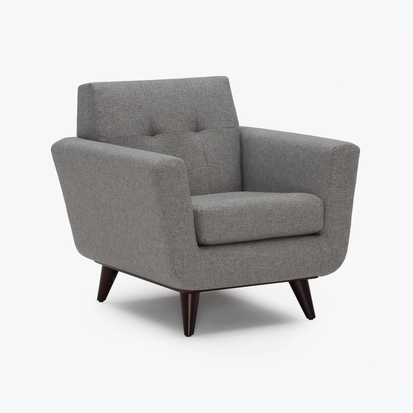 Hughes Armchair For Living Room | Premium Upholstery | Solid Wood Frame