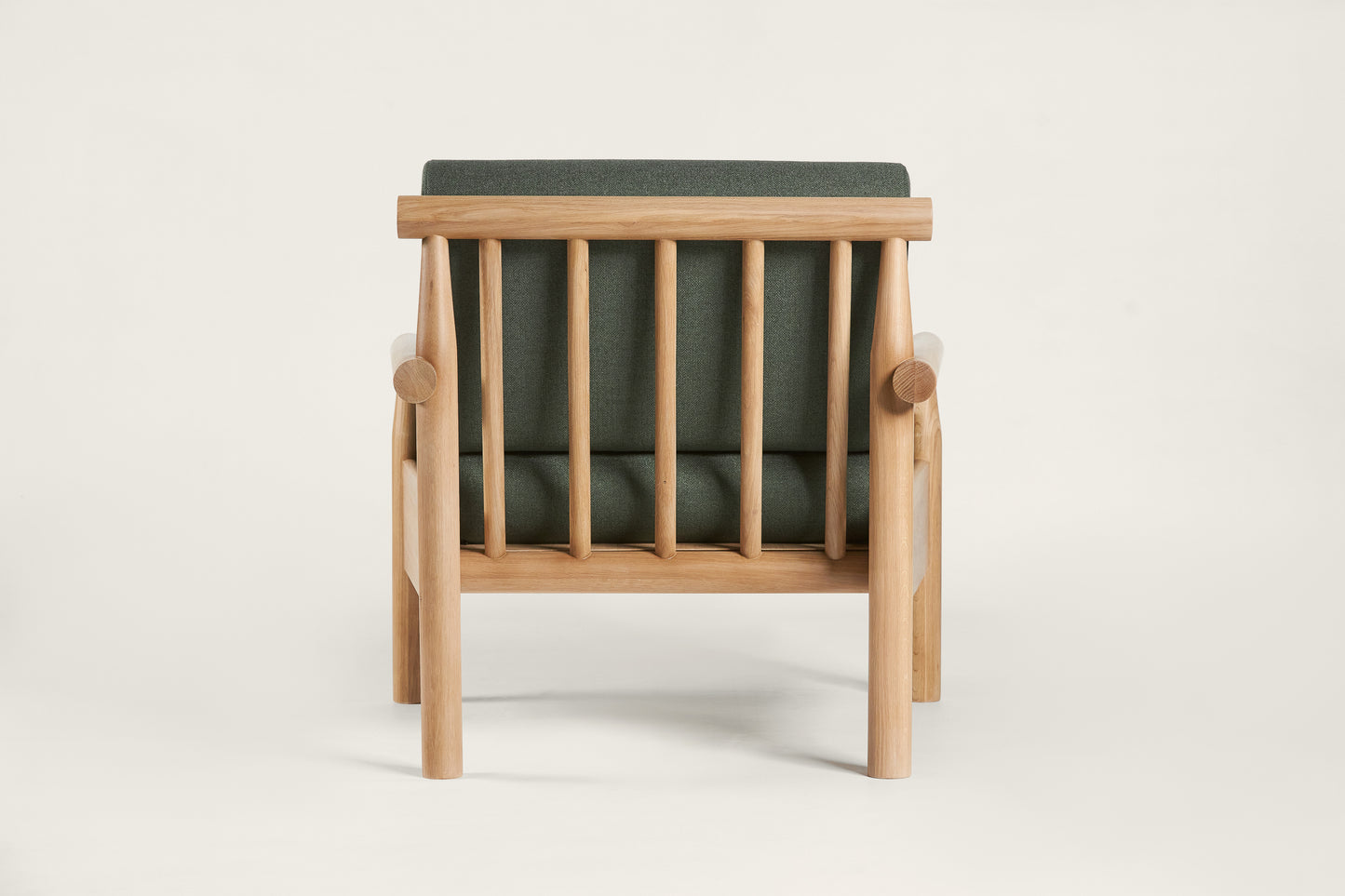 Elowen Chair - Solid Wood | Natural Finish | Seating & Backrest Cushion