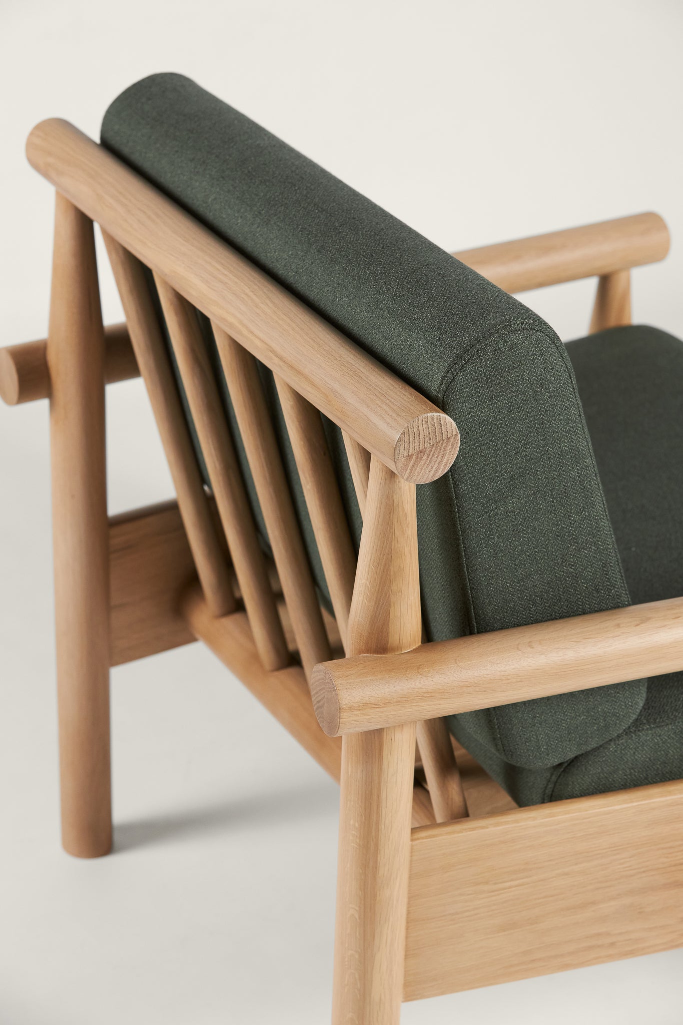 Elowen Chair - Solid Wood | Natural Finish | Seating & Backrest Cushion
