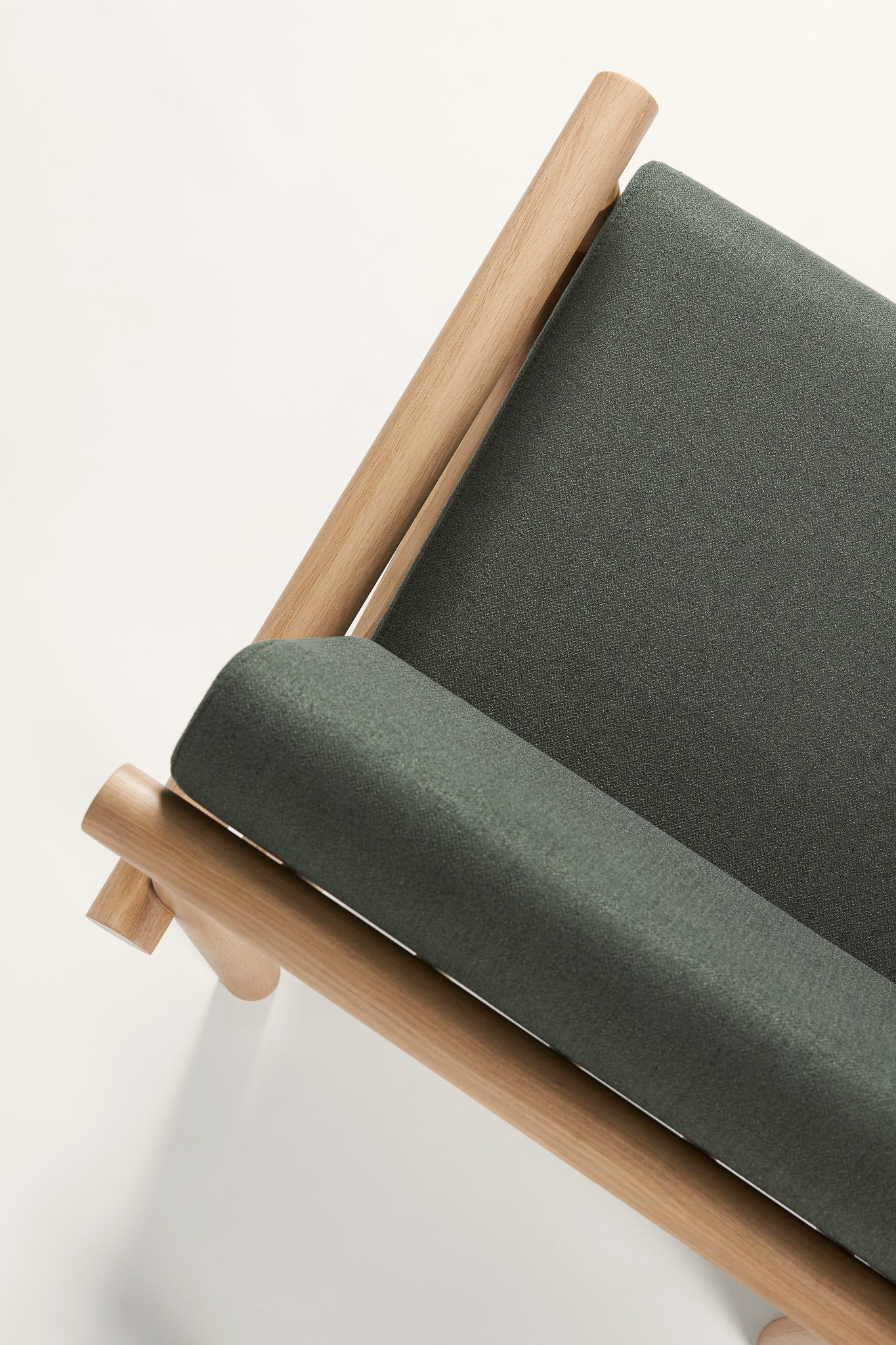 Elowen Chair - Solid Wood | Natural Finish | Seating & Backrest Cushion