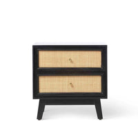 Ikanti Rattan Bedside Table