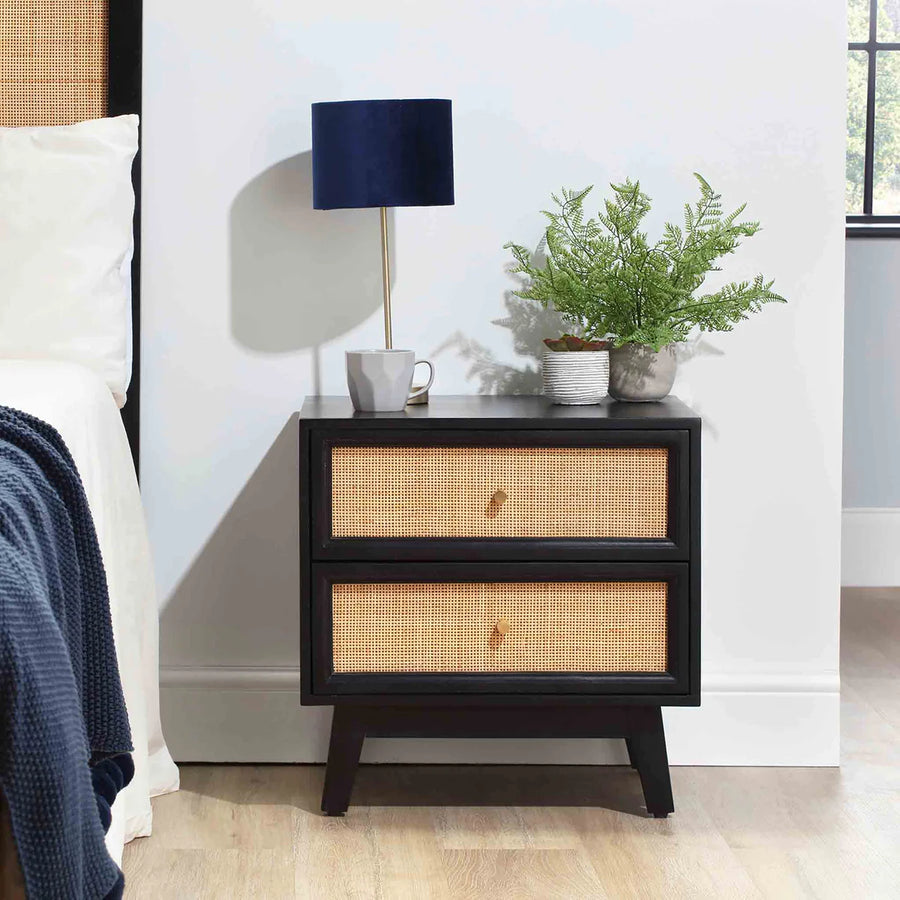 Ikanti Rattan Bedside Table