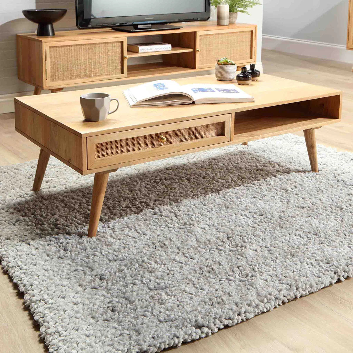 Ikanti Rattan Coffee Table