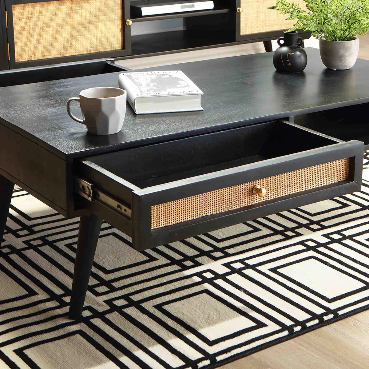 Ikanti Rattan Coffee Table