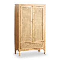 Ikanti Rattan Wardrobe