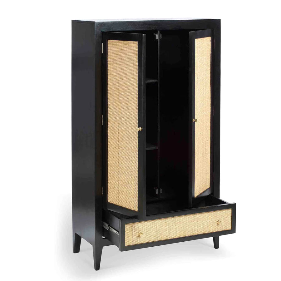 Ikanti Rattan Wardrobe