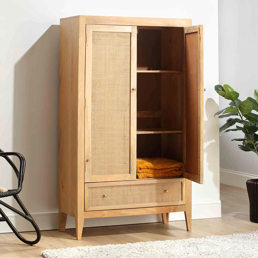 Ikanti Rattan Wardrobe