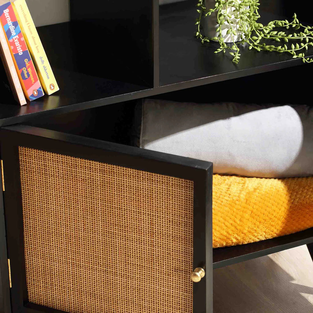 Ikanti Rattan Bookcase