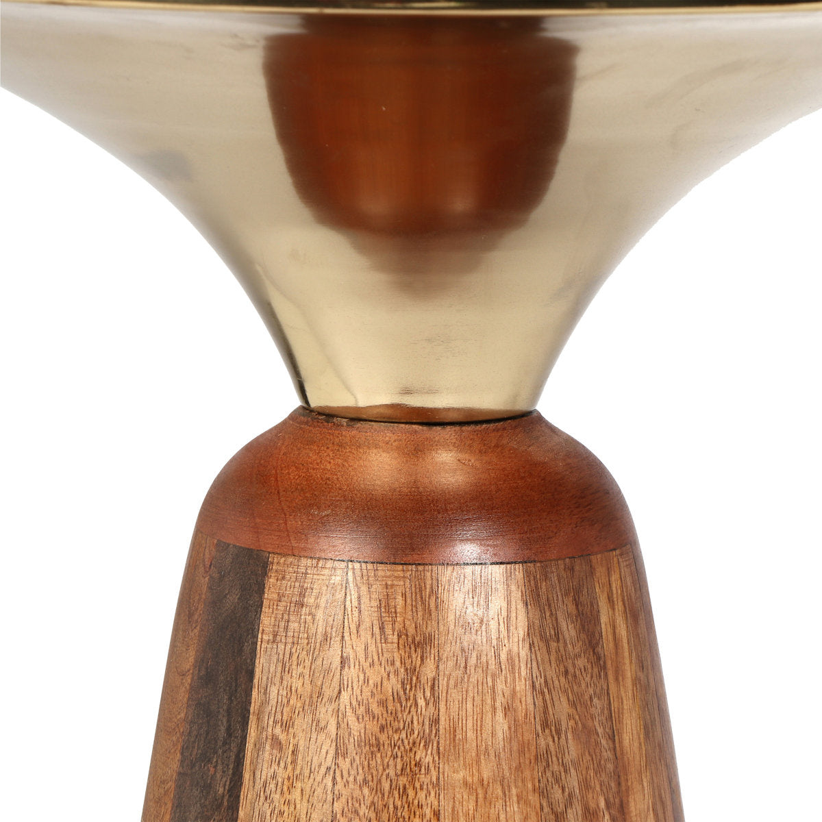 Jordan Mango Wood Round Accent Table