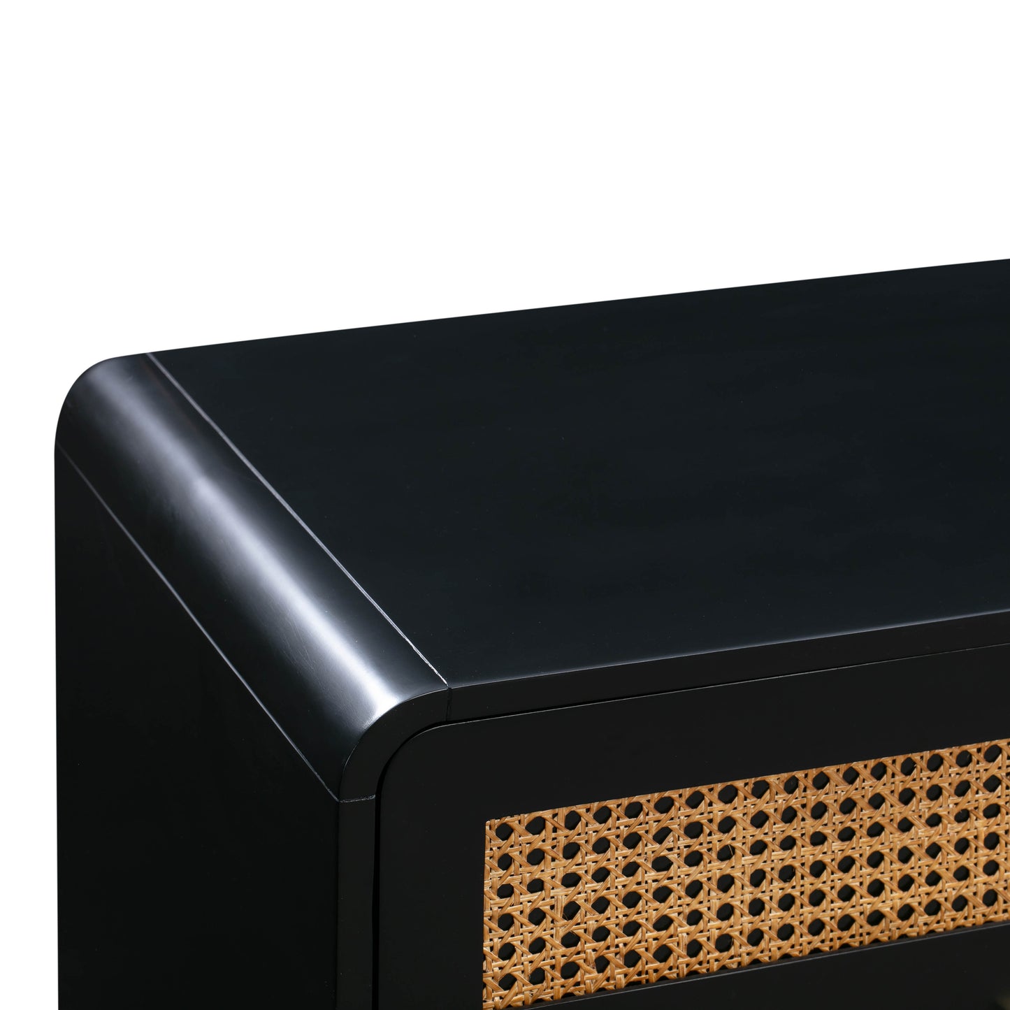 Lucia Chest of Drawers in Rattan & Solid Wood For Storage in Home