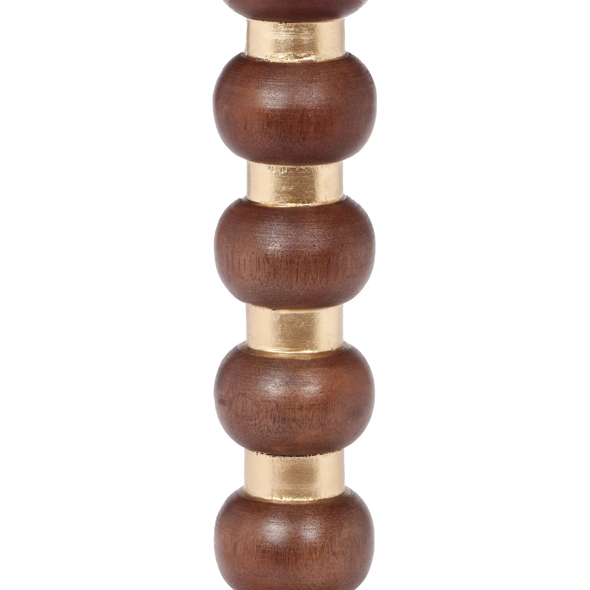 Lemmi solid Wood Spindle Round Accent Table