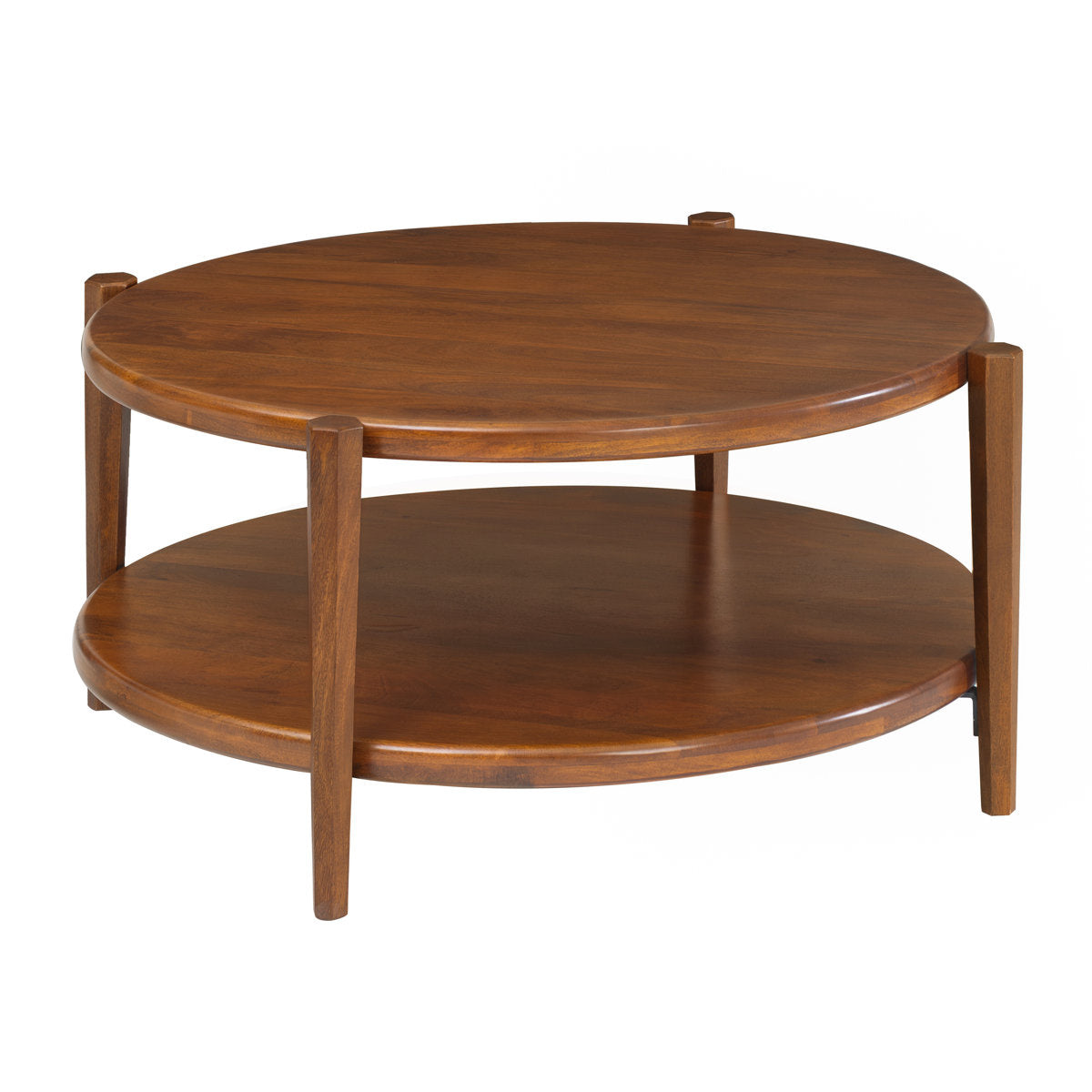 Mandalaya Solid Wood Coffee Table | Mango Wood | Honey Finish | Custom Finish Available