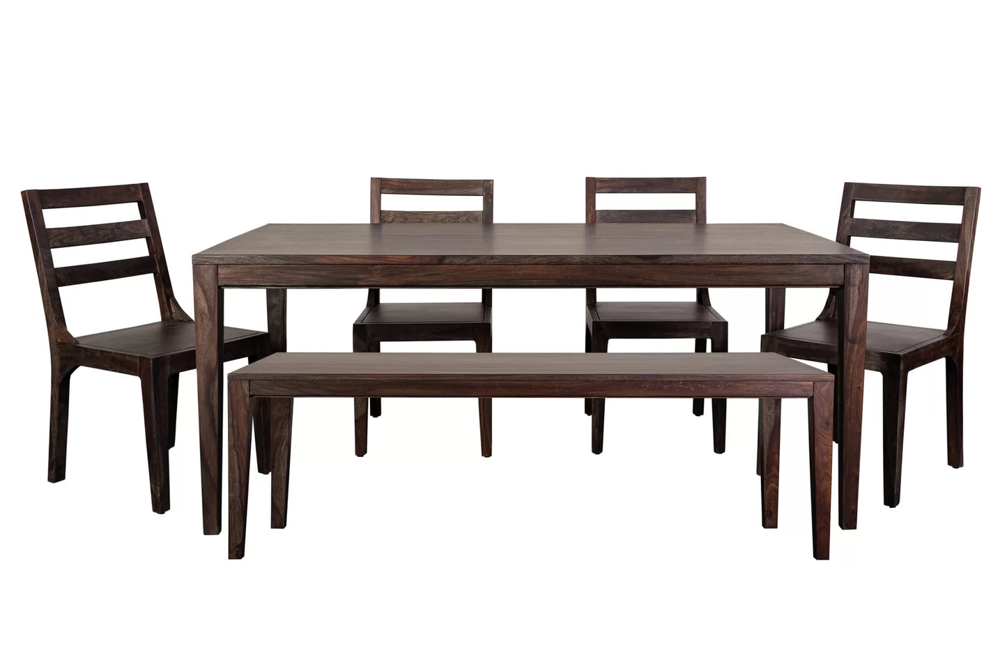 Mariana Sheesham Wood Dining Table & Chairs Set | Solid Wood