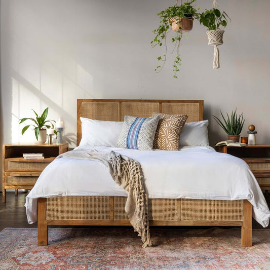 Myra Rattan Bed