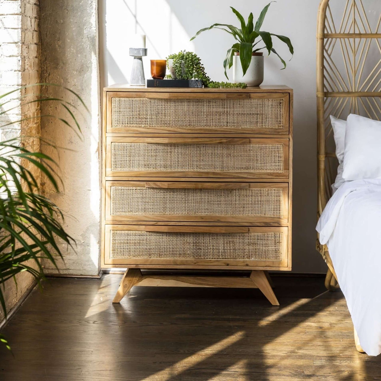 Myra Rattan Chest of Drawers