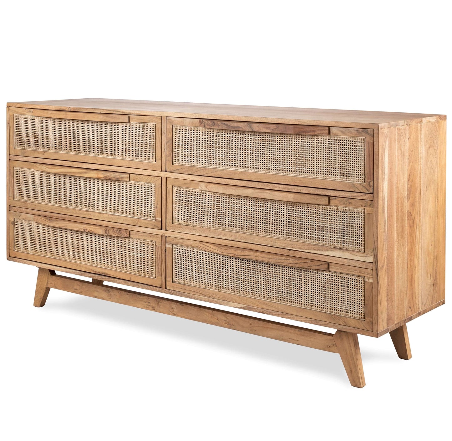 Myra Rattan Chest of Drawers- Wide