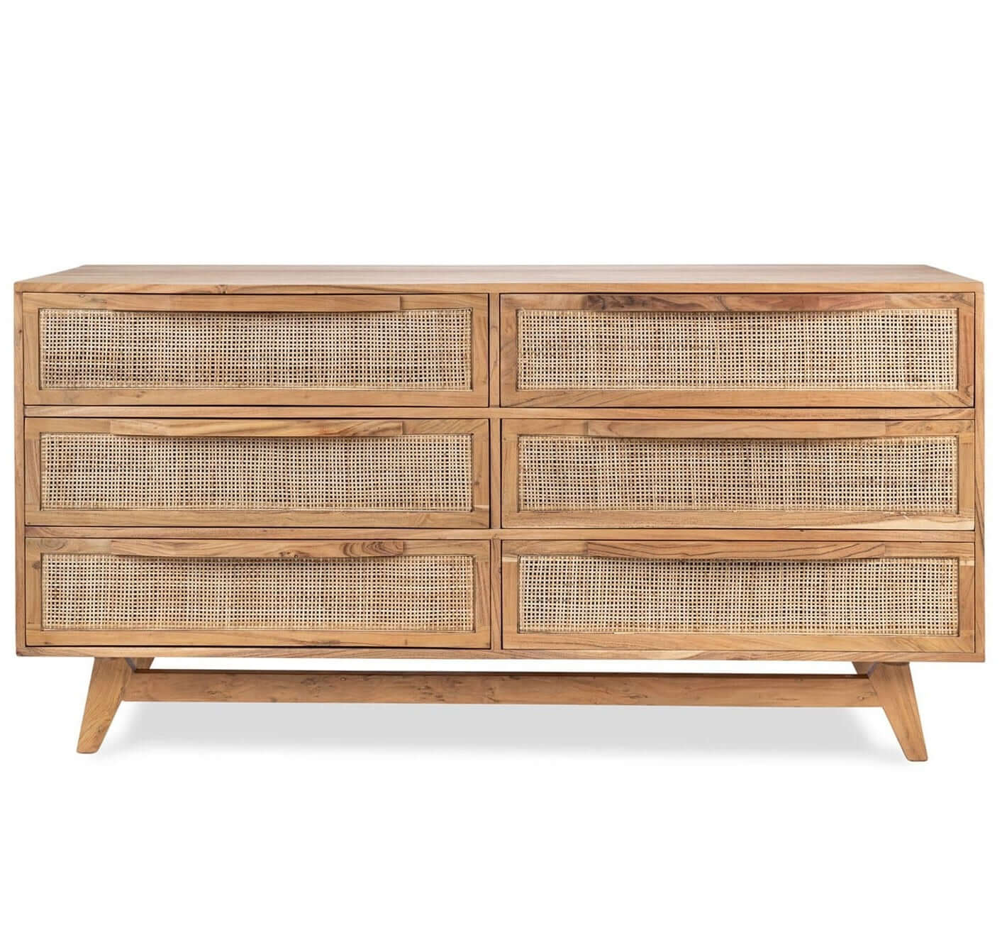 Myra Rattan Chest of Drawers- Wide
