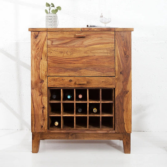 Piero Bar Cabinet in Sheesham Wood