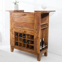 Piero Bar Cabinet in Sheesham Wood