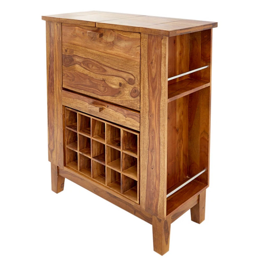 Piero Bar Cabinet in Sheesham Wood