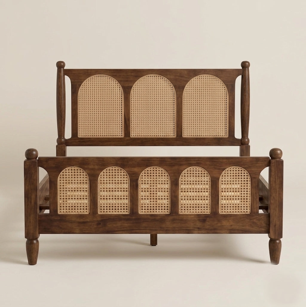 Roohani Rattan Cane Bed