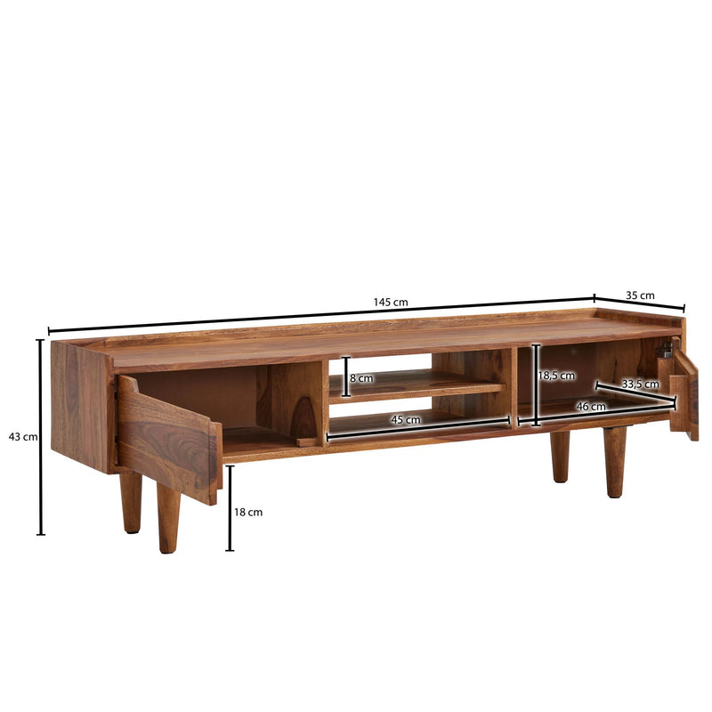 Rosey Solid Wood TV Cabinet