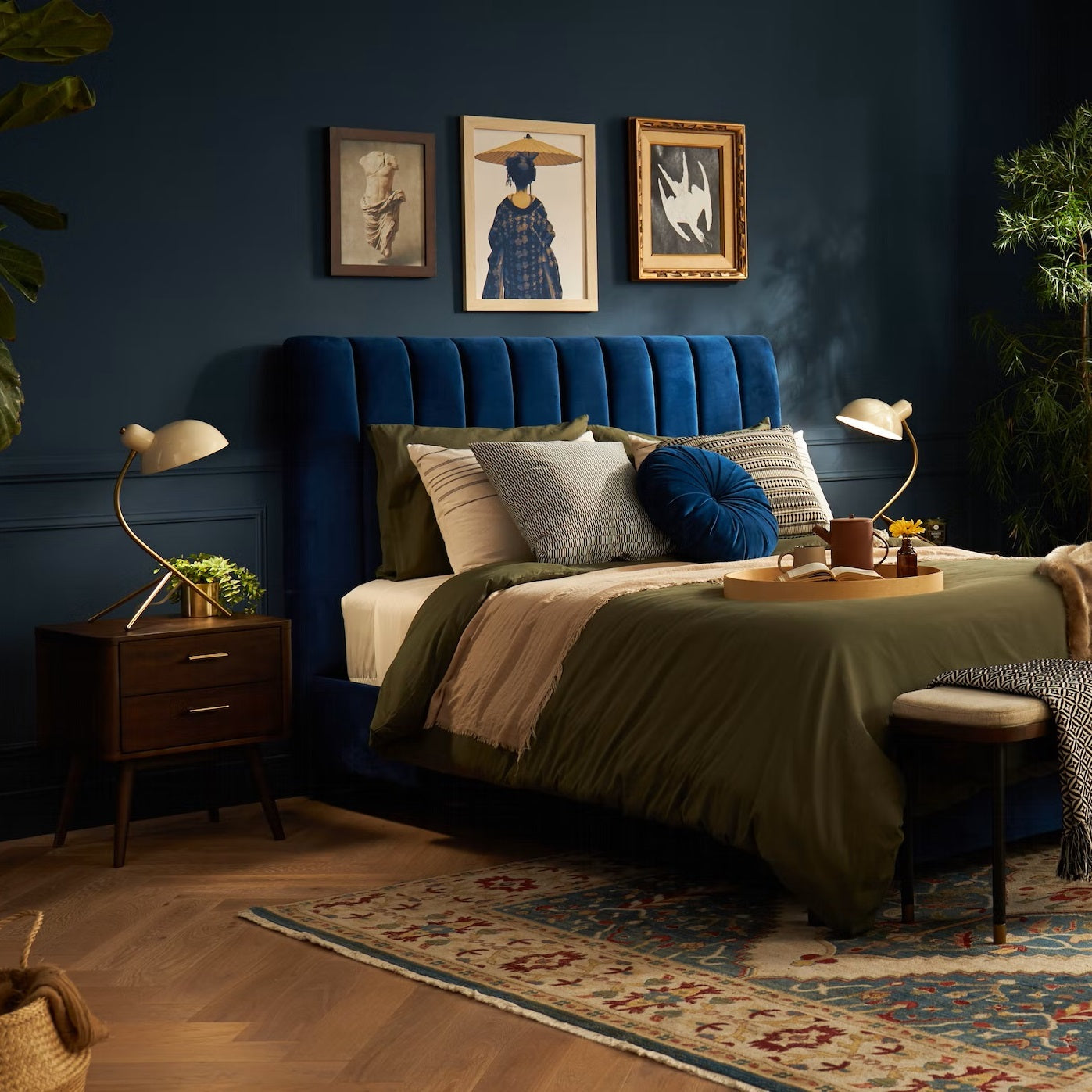 Royal Upholstered Bed for Bedroom