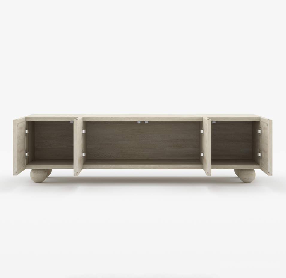Niwar TV Unit in Solid Wood