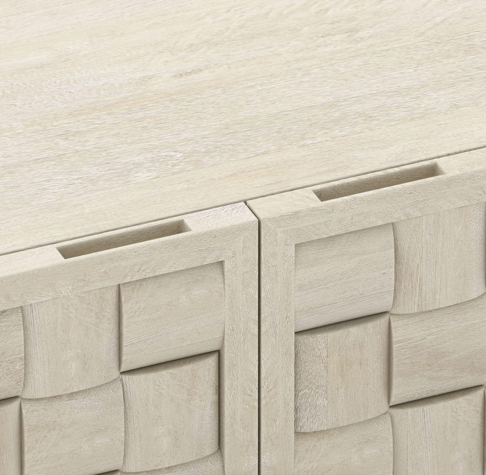 Niwar TV Unit in Solid Wood