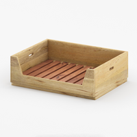PawHaven Bed & Dine Station in Solid Wood